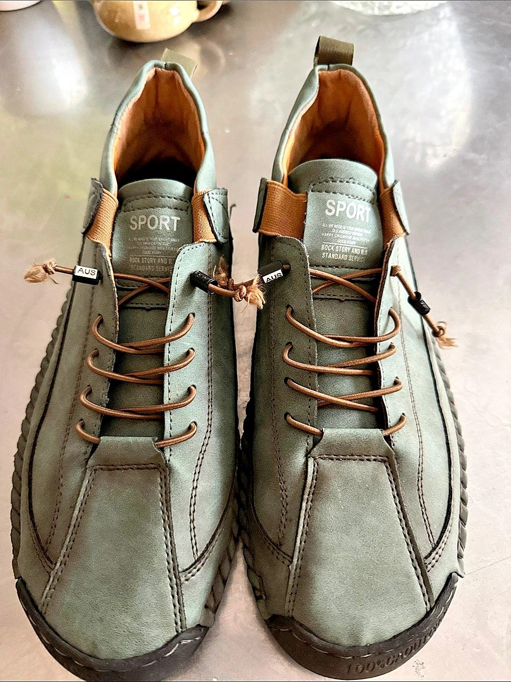 Dr. Scholl's Olive Lace-Up Sneakers